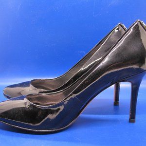 Coach Nala 2 Black Patent Leather Size 37 (US 7) 3.25" Almond Toe Heels